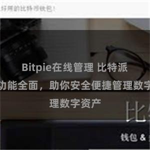 Bitpie在线管理 比特派钱包功能全面，助你安全便捷管理数字资产