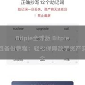 Bitpie全球版 Bitpie钱包备份教程：轻松保障数字资产安全