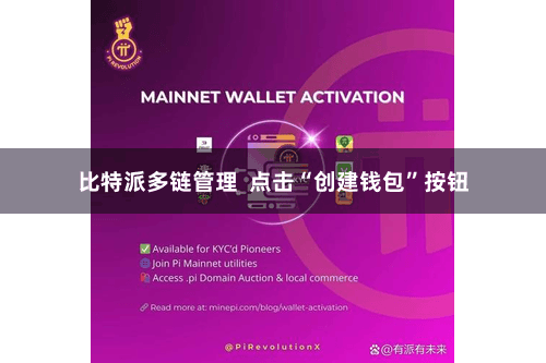 比特派多链管理  点击“创建钱包”按钮