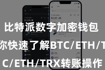 比特派数字加密钱包  匡助你快速了解BTC/ETH/TRX转账操作