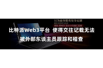 比特派Web3平台  使得交往记载无法被外部东谈主员跟踪和稽查
